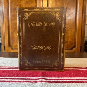 Vintage style Brown 'Gone with the Wind' storage book ( book safe)